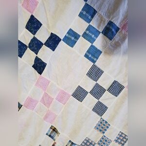 Handmade vintage quilt top